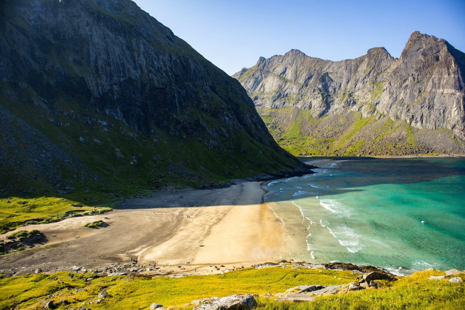 Lofoty itinerář Kvalvika